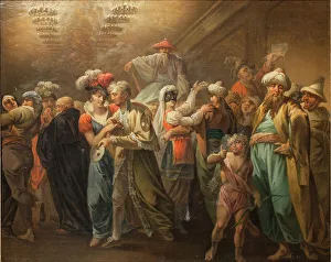Nineteenth Century Allegory Prints: Masquerade. Intermedium; Holberg Gallery
