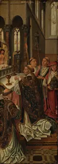 Heritage Art Centre Collection Prints: The Mass of St Gregory, c1505. Creator: Master of the Morrison Triptych