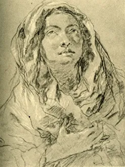 Mater Dolorosa, mid 18th century, (1928). Artist: Giovanni Battista Tiepolo Mater Dolorosa, mid 18th century, (1928). Artist: Giovanni Battista Tiepolo