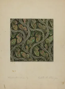 Material used in Costume, c. 1938 Print