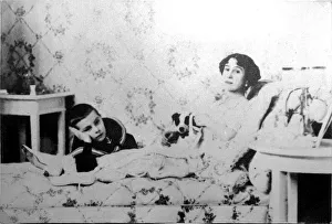 Mathilde Kschessinska, Russian prima ballerina, with her son, Volodya, 1910 Mathilde Kschessinska, Russian prima ballerina, with her son, Volodya, 1910