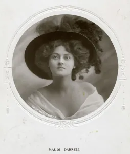 Maudi Darrell, British actress, c1908.Artist: Philco Publishing Company Maudi Darrell, British actress, c1908.Artist: Philco Publishing Company