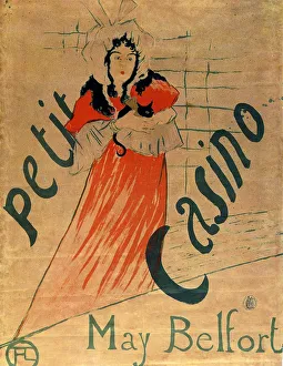 May Belfort, Petit Casino, 1895. Artist: Henri de Toulouse-Lautrec May Belfort, Petit Casino, 1895. Artist: Henri de Toulouse-Lautrec