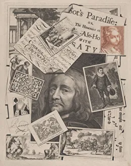 Medley Print: Sot's Paradise, 1706-7. Creator: George Bickham Medley Print: Sot's Paradise, 1706-7. Creator: George Bickham