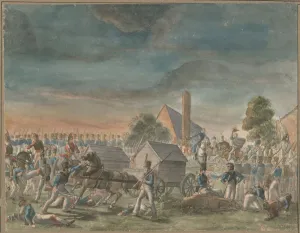 The meeting of the Duke of Wellington and Prince Blücher, near La Belle Alliance, 1818 The meeting of the Duke of Wellington and Prince Blücher, near La Belle Alliance, 1818