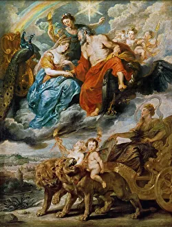 The Meeting of Marie de Medici and Henry IV at Lyons (The Marie de Medici Cycle) The Meeting of Marie de Medici and Henry IV at Lyons (The Marie de Medici Cycle)