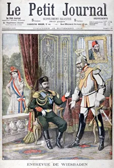 Meeting between Tsar Nicholas II and Kaiser Wilhelm II, Wiesbaden, Germany, 1903 Meeting between Tsar Nicholas II and Kaiser Wilhelm II, Wiesbaden, Germany, 1903