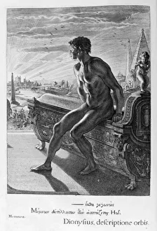 Memnons statue, 1655. Artist: Michel de Marolles Memnons statue, 1655. Artist: Michel de Marolles