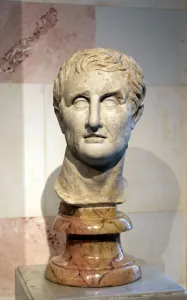 Images Dated 2011 June: Menander Print, a Roman sculpture reproduction