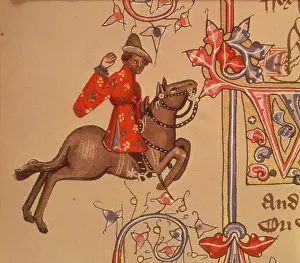 Horseback Riders In Art Prints: The Merchant, 1911. Creator: Unknown