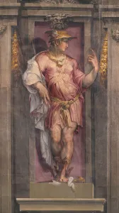 Mercury, 1556-1557. Artist: Gherardi, Cristofano (1508-1556) Mercury, 1556-1557. Artist: Gherardi, Cristofano (1508-1556)