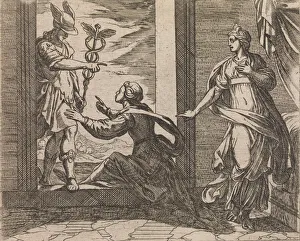 Mercury Turning Aglauros to Stone (Aglauros a Mercurio in lapidem transfor Mercury Turning Aglauros to Stone (Aglauros a Mercurio in lapidem transfor