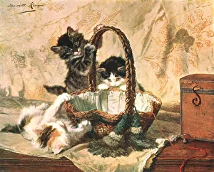Colour Print of A Merry Party, 1892