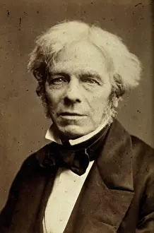 Michael Faraday Portrait Prints: Michael Faraday. Creator: John Watkins
