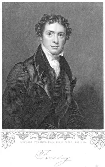 Michael Faraday Prints: Michael Faraday, English chemist and physicist, 19th century