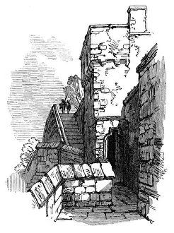 City Wall Architecture Prints: Micklegate Bar, 1870. Creator: Unknown