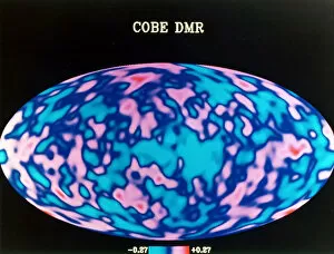 Images Dated 4th August 2005: Microwave map of whole sky, c1990s