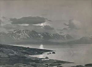 Snowcapped Mountains Norway Prints: The Midnight Sun, 1914. Creator: Unknown