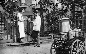 Milkman, North London, 1926-1927. Artist: McLeish Milkman, North London, 1926-1927. Artist: McLeish