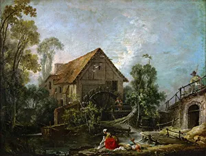 The Mill. Artist: Boucher, Francois (1703-1770) The Mill. Artist: Boucher, Francois (1703-1770)