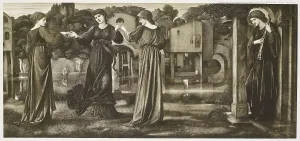 Pre Raphaelite Art Style Prints: The Mill, c1880s, (1900). Creator: Unknown