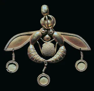 Minoan shop bee pendant