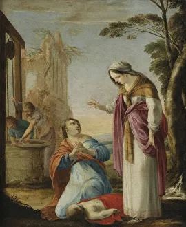 Baroque Art France Prints: The Miracle of Saint Elizabeth of Thuringia. Artist: La Hyre, Laurent, de (1606-1656)