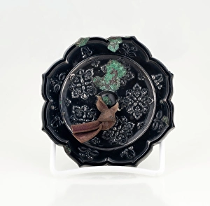 Chinese Decorative Arts Prints: Mirror, 618-907 A.D.. Creator: Unknown