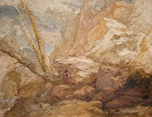 David Cox The Elder Paintings Prints: The Missing Lamb, 1853. Creator: David Cox the elder