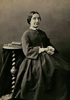Albumen Silver Print Art Prints: Mlle Elise Veuillot, 1861-1869. Creator: Nadar