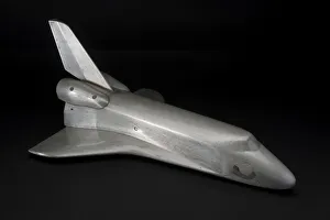 National Air And Space Museum Collection Prints: Model, Space Shuttle, Final Orbiter Concept, 1970s-2000s. Creator: Unknown