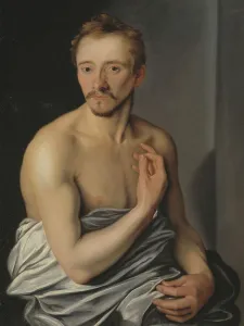 Netherlandish Oil Painting Prints: Model study called Lasse Lucidor. Creator: Cornelis Cornelisz. Kunst