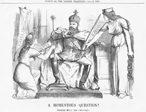 A Momentous Question!, 1883. Artist: Joseph Swain A Momentous Question!, 1883. Artist: Joseph Swain