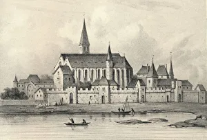 Monastery of the Celestines, 1915 Print