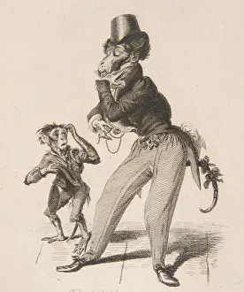 Images Dated 29th September 2020: Monkey Dandy Print, July 1828