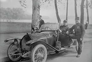 World War One Aviation History Prints: Monternier & Pegoud, between c1914 and c1915