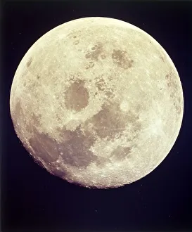 The Moon, Apollo II mission, July 1969. Creator: NASA The Moon, Apollo II mission, July 1969. Creator: NASA