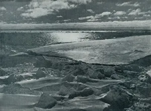 Antarctic Landscape Images Prints: Moonlight in the Pack, c1910-1913, (1913). Artist: Herbert Ponting