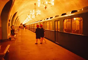 Moscow, Underground, c1970s. Artist: CM Dixon Moscow, Underground, c1970s. Artist: CM Dixon