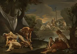 Jewish History Images Prints: Moses and the Brazen Serpent. Creator: Chaperon, Nicolas (1612-1656)