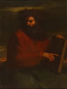 Moses with the Ten Commandments Print, 1841
