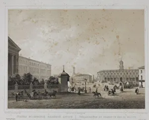 The Moskovsky railway station terminal in Saint Petersburg, 1840s The Moskovsky railway station terminal in Saint Petersburg, 1840s