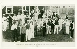 Australian Cricket Team Prints: Mosman bowlers, c1905. Creator: Unknown
