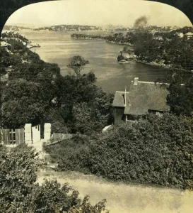 Mosmans Bay, Sydney, Australia, c1909. Creator: George Rose Mosmans Bay, Sydney, Australia, c1909. Creator: George Rose