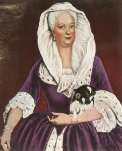 The mother of Frederick the Great, 1726, (1936). Creator: Unknown The mother of Frederick the Great, 1726, (1936). Creator: Unknown