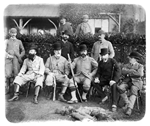 Mount Edgcumbe, Group Photo with Edward VII, c1882 Mount Edgcumbe, Group Photo with Edward VII, c1882