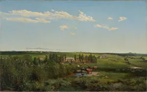 Mount Fyans homestead, 1869. Artist: Buvelot, Louis (1814-1888) Mount Fyans homestead, 1869. Artist: Buvelot, Louis (1814-1888)