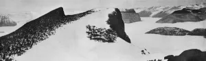 South Pole Expedition History Prints: The Top of Mount Suess, Looking South, c1911, (1913). Artist: Herbert Ponting