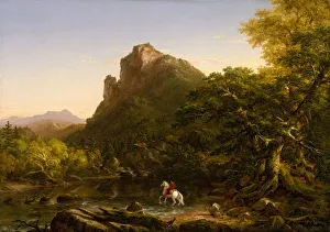 The Mountain Ford, 1846. Creator: Thomas Cole The Mountain Ford, 1846. Creator: Thomas Cole