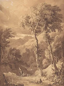 Mountainous Landscape with a Party of Travellers (Scene on the River Pellene Achaia) Mountainous Landscape with a Party of Travellers (Scene on the River Pellene Achaia)